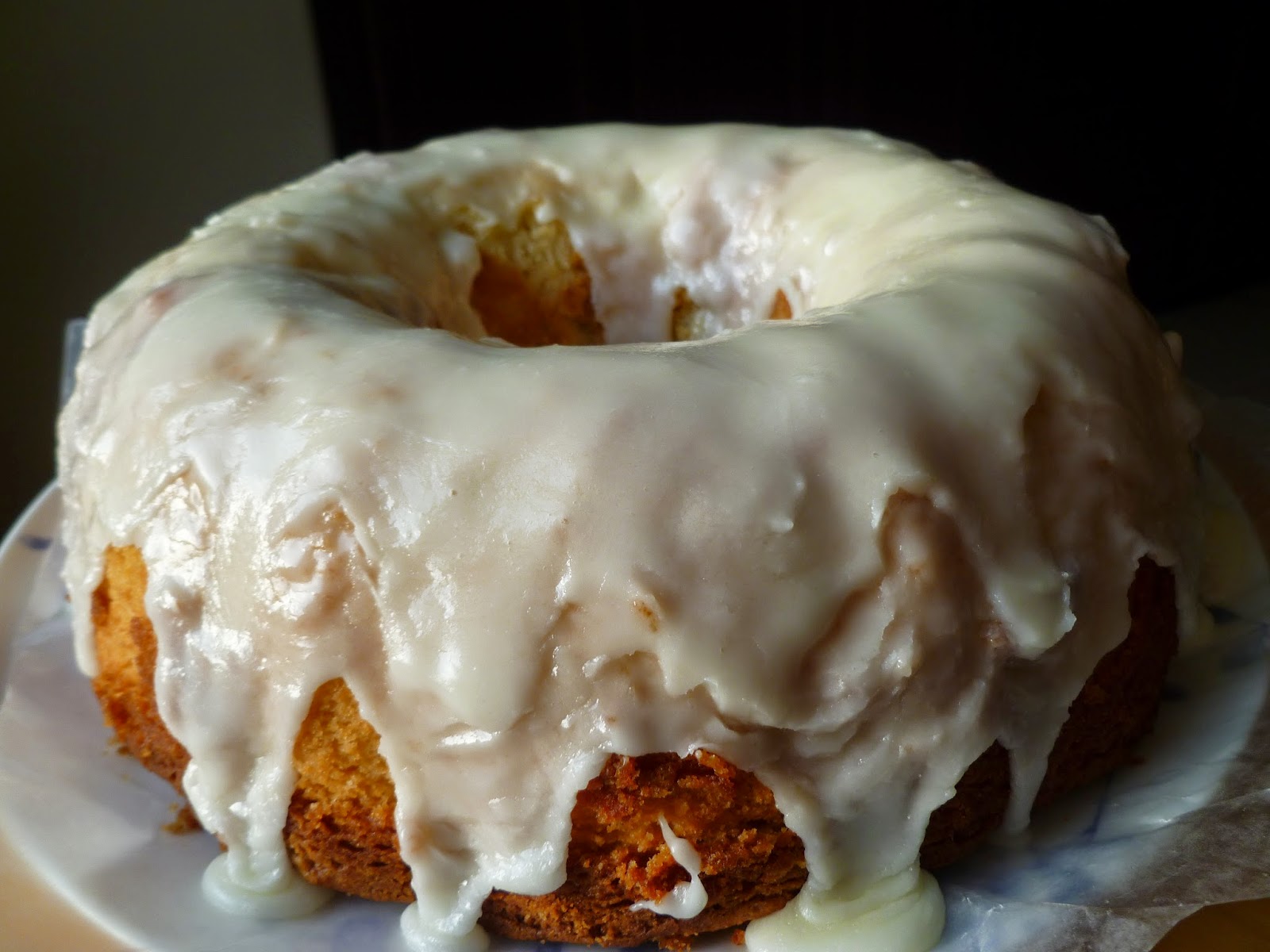 lemon pound cake with glaze